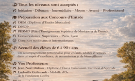 Ludmilla Guilmault  - Conservatoire International de piano, Barret Charente 